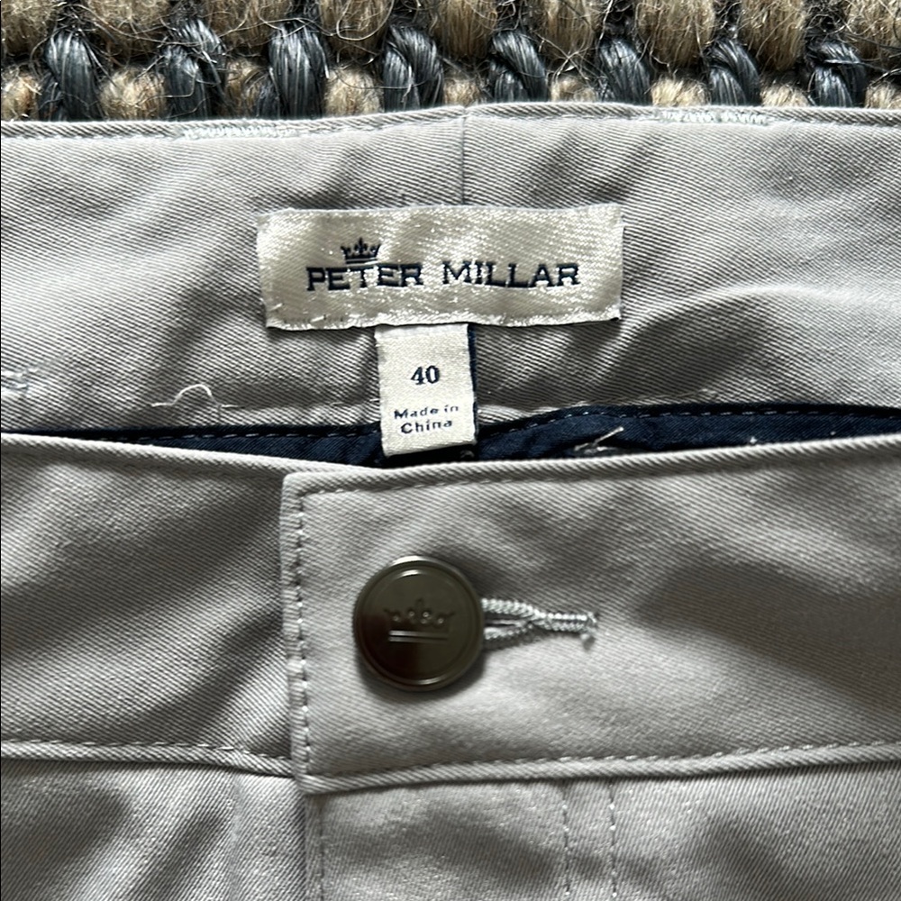 Peter Millar Gray Performance Lightweight Pants - image 2